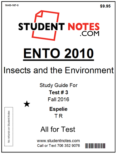 Cover image for ENTO 2010 Espelie Test 3